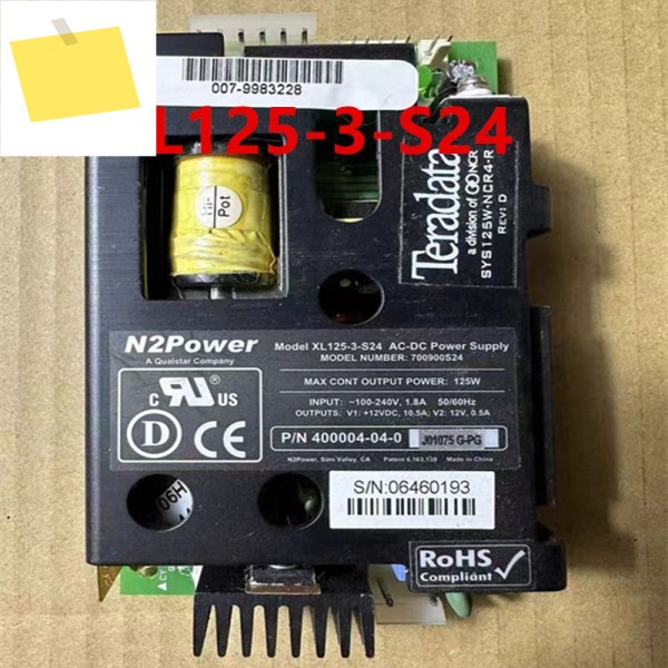 N2POWER 120W 전원 공급 장치 XL125-3-S24용 기존 분해 제품 이미지