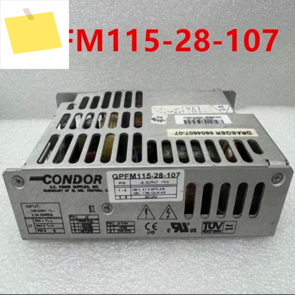 CONDOR 115W 전원 공급 장치 GPFM115-28-107 8604607-07 거의 새 PSU는 새것처럼 작동합니다 제품 이미지