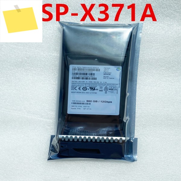 NetApp DS224C 용 하드 디스크, X371A 108-00546 960GB 2.5 인치 SAS, 거의 새제품 제품 이미지