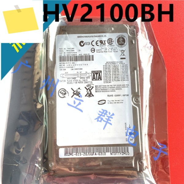 후지츠용 하드 디스크, MHV2100BH 용 SATA, 100GB, 2.5 인치, 새제품 제품 이미지