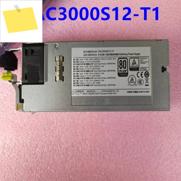 신품 전원 공급 장치 12V250A 3000W PAC3000S12-T1 02312SRL 제품 이미지