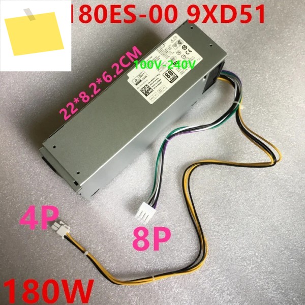 7040 3655 새 PSU 8핀 180W 전원 공급 장치 D180ES-00 09XD51 DPS-180AB-18A 081VD0 제품 이미지
