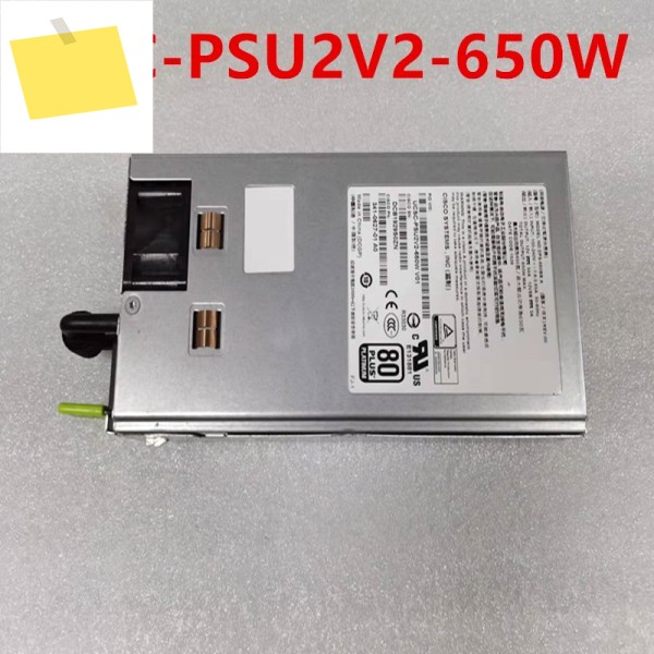 CISCO 240M4 용 전원 공급 장치, CSC-PSU2V2-650W 341-0627-01 DPS-660BB A, 650W, 거의 새제품 제품 이미지