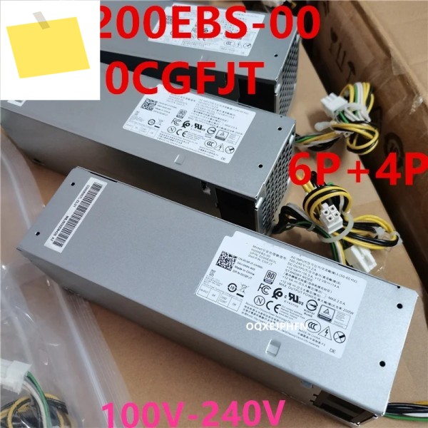 1PCS 새 델 옵티플렉스 3060 6핀+4핀 80플러스 브론즈 200W 전원 공급 장치 CGFJT H200EBS-00 제품 이미지