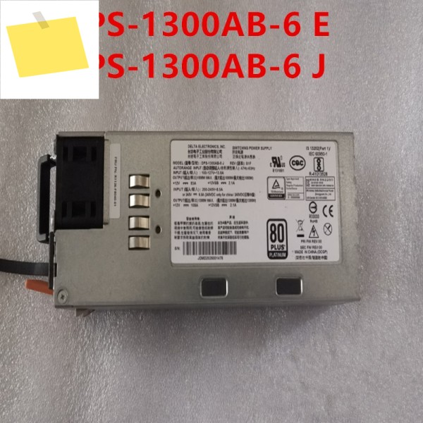 델타 1300W DPS-1300AB-6 E J A 거의 신품 전원 공급 장치 제품 이미지