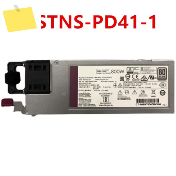 HSTNS-PD41-1 DPS-800AB-34 A 865412-101 866730-001 용 새 원본 전원 공급 장치 G10 800W 제품 이미지