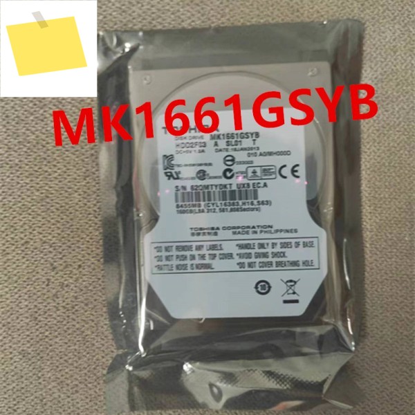 MK1661GSYB용 Toshiba 160GB SATA 2.5인치 7200RPM용 거의 새 하드 디스크 제품 이미지