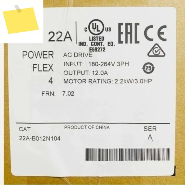 신품 22A-B012N104 AC 드라이브 2.2KW 3.0HP 제품 이미지