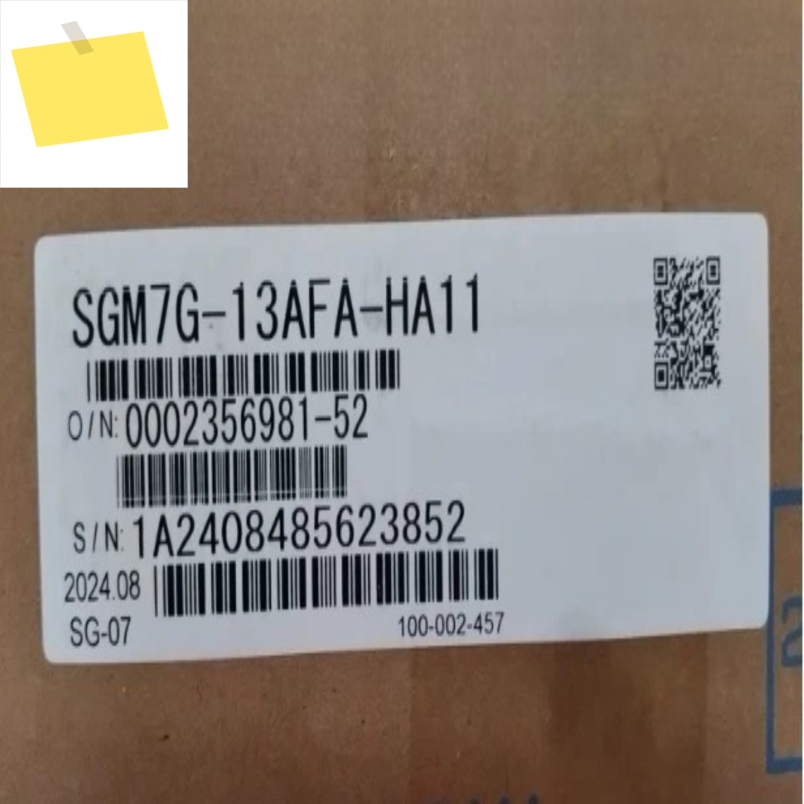 신품 SGM7G-13AFA-HA11 서보 모터 SGM7G 13AFA HA11 제품 이미지