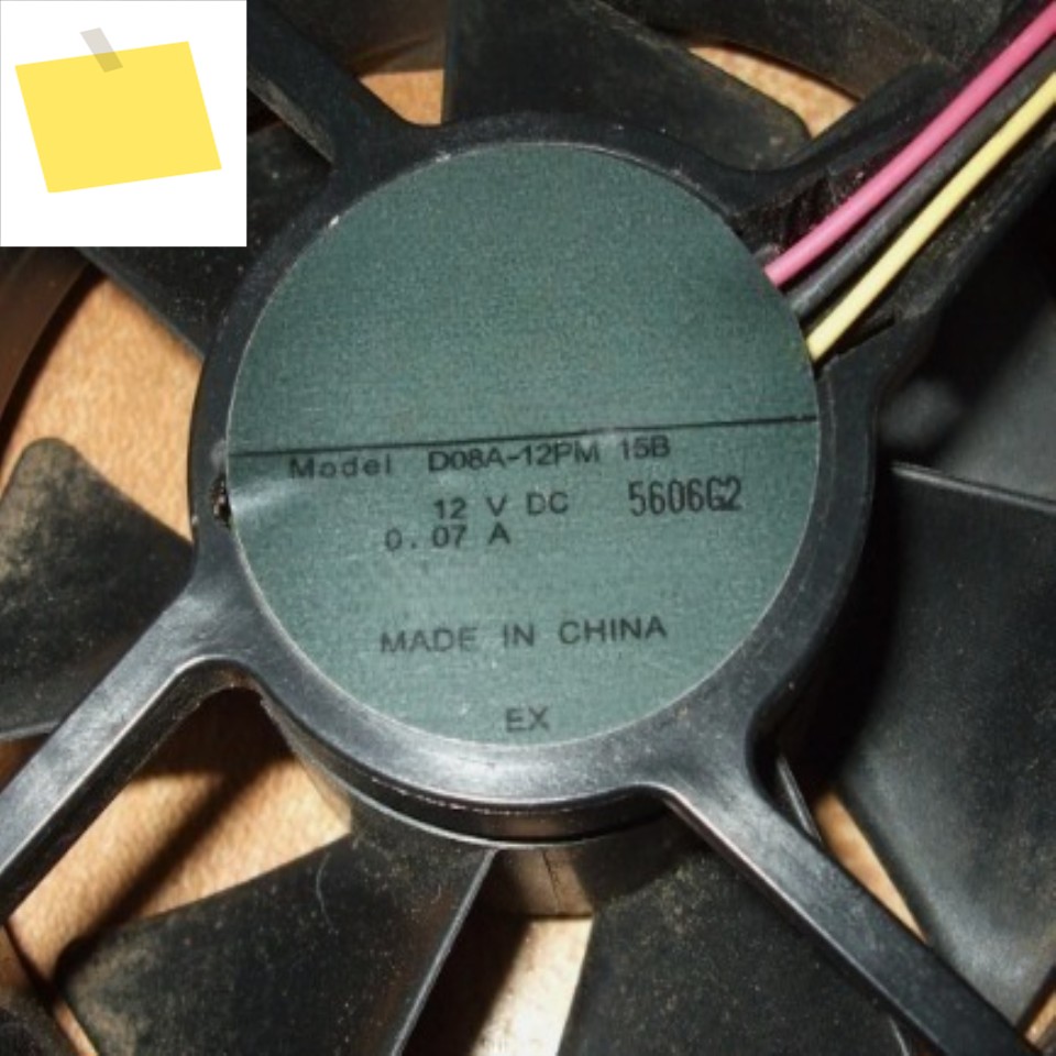 신품 D08A-12PM 09A 12V 0.08A 8CM 808025MM 무소음 냉각 팬 제품 이미지