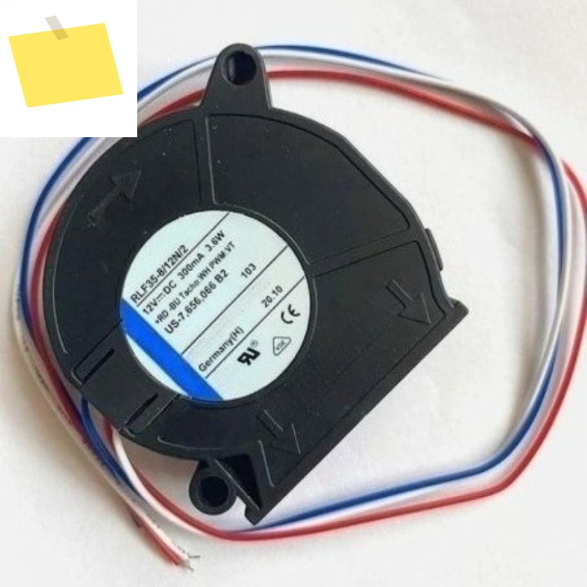 신품 DC12V 235mA 2.8W RLF35-812N2 3.6W 50X15MM 5CM 3라인 냉각 팬 제품 이미지
