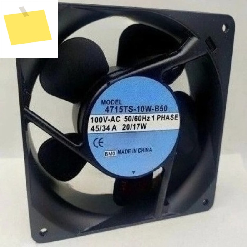 신품 4715TS-10W-B50 AC100V 2017W 12038 12cm 풀 메탈 냉각 팬 신속 제품 이미지