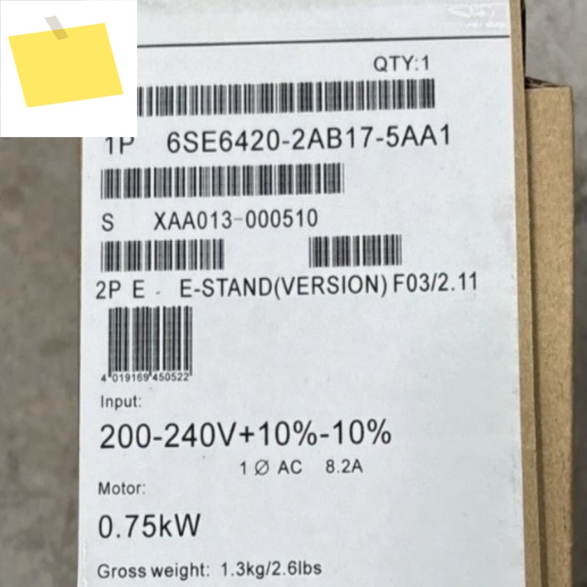 신품 6SE6420-2AB17-5AA1 5AA1 주파수 변환 PLC 모듈 제품 이미지