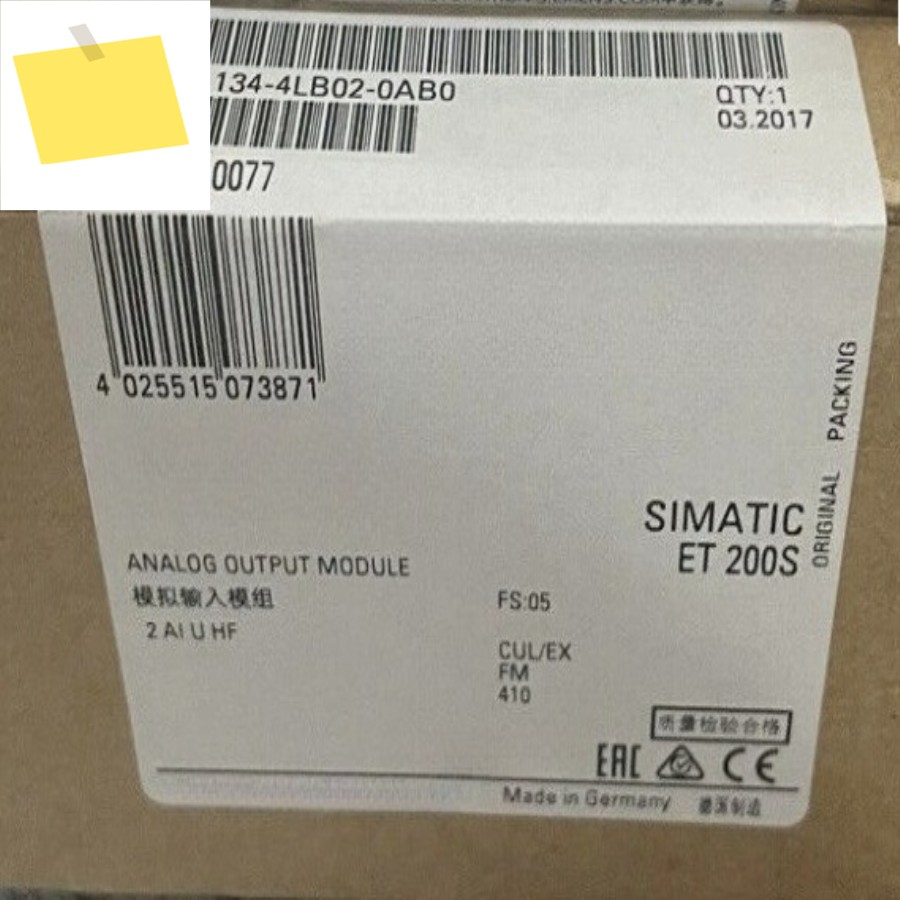신품 1PCS 6ES7134-4LB02-0AB0 전자 모듈, 충분한 , 신속 제품 이미지