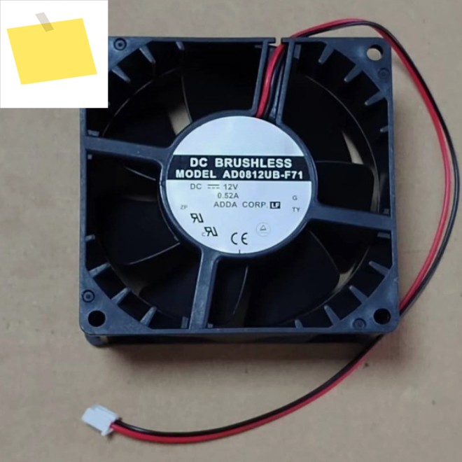 신품 AD0812UB-F71 8038 12V 0.52A 냉각 팬 제품 이미지