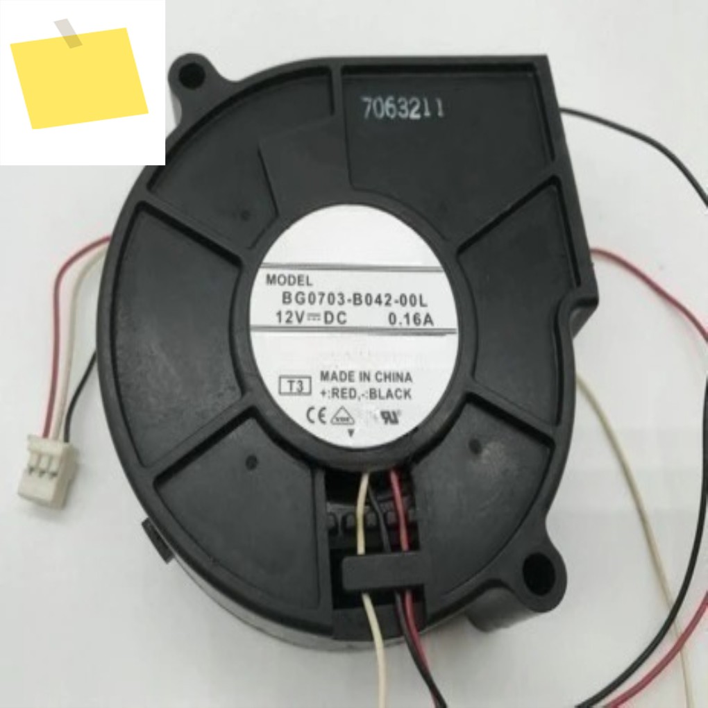 신품 BG0703-B042-00L B042 00L 12V 0.16A 3핀 냉각 팬 제품 이미지