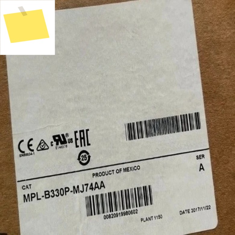 신품 MPL-B330P-MJ74AA 480V 서보 모터 인기 제품 1개 제품 이미지