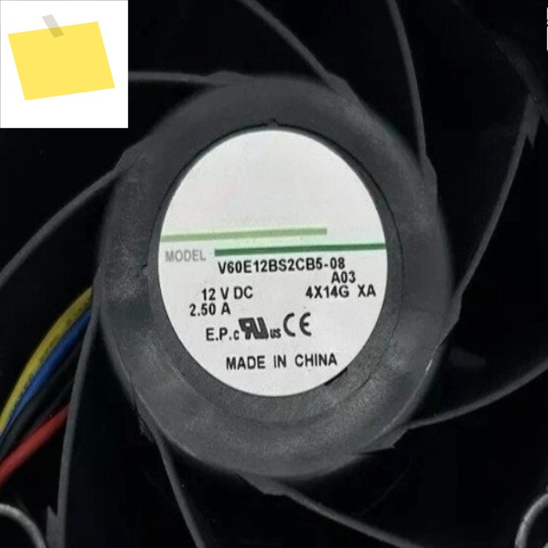 신품 V60E12BS2CB5-08 0812V 2.50A 6cm 서버 냉각 팬 제품 이미지