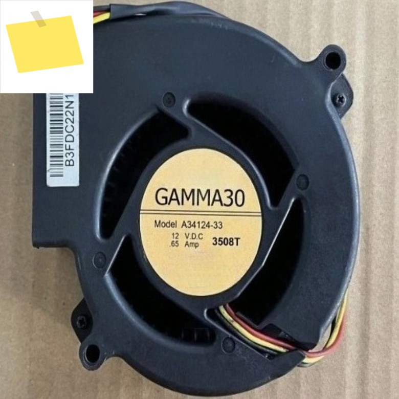 신품 GAMMA30 A34124-33 DC 12V 0.65A 97x97x33mm 3선 서버 냉각 팬 제품 이미지