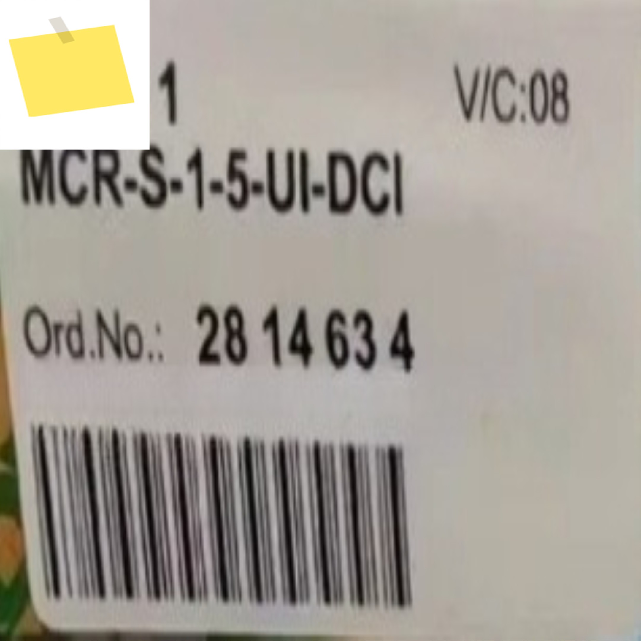 신품 MCR-S-1-5-UI-DCI 2814634 전압 측정 송신기 제품 이미지