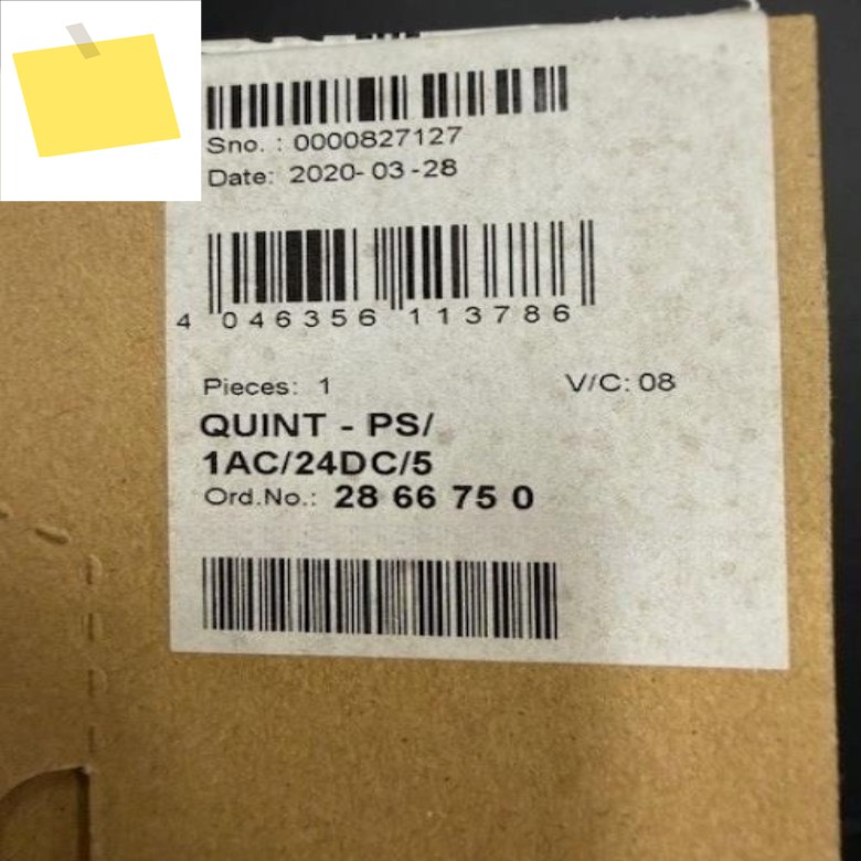 신품 QUINT-PS1AC24DC5 2866750 제품 이미지
