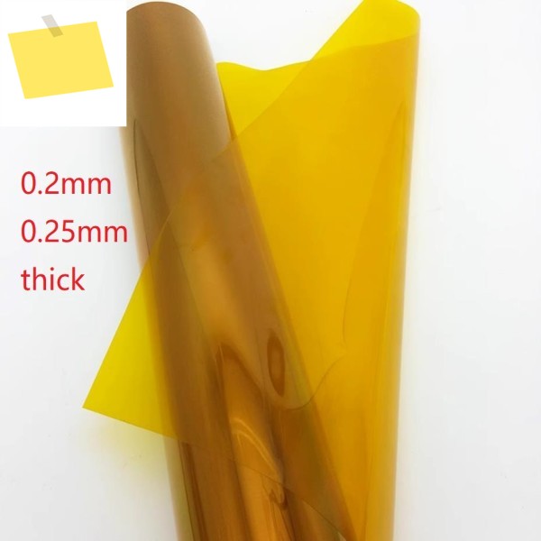 0.2mm 두께 폴리이미드 필름 KAPTON FILM PI 고온 내성 비점성 제품 이미지
