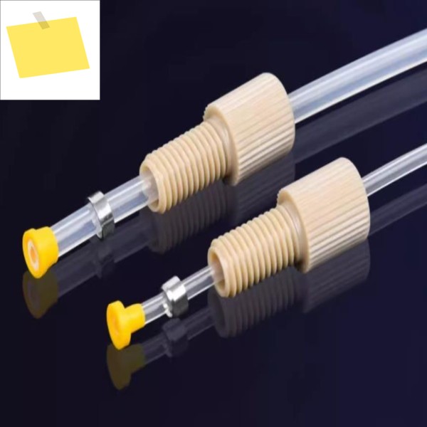 피크 슬리브 조인트 14-28unf Shimadzu Agilent 링 백 테이퍼 커넥터 역방향 콘 바브 피팅 제품 이미지