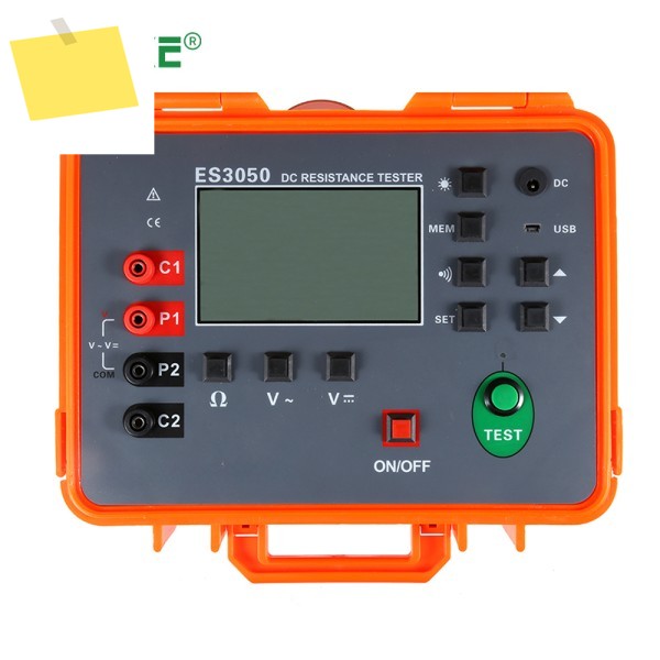 VLUUKE ES3050 DC 저항 테스터 1A 등전위 본딩 0.0001Ω 고정밀 1000V AC 750V 제품 이미지