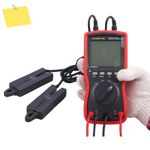 ETCR4100 더블 클램프 디지털 삼상 순서 측정기 테스터 제품 이미지
