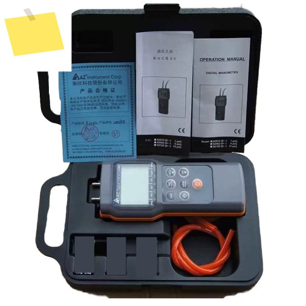 AZ82062 디지털 마노미터 고정밀 포켓 사이즈 6 Psi 경제적인 압력 게이지 차압 측정기 제품 이미지