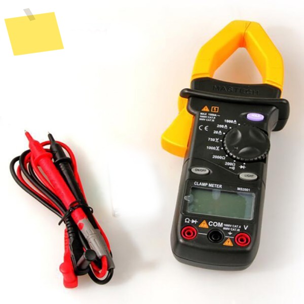 MASTECH MS2001 1000A 디지털 AC 클램프 미터 전압계 저항계LCD 백라이트 포함 제품 이미지
