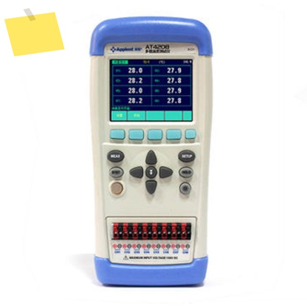 Applent AT4208 휴대용 온도계 3.5인치 TFT-LCD 디스플레이를 갖춘 다중 채널 데이터 로거 제품 이미지