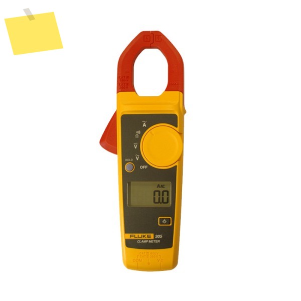 Fluke 305 디지털 클램프 계량기 멀티미터, AC 999.9A 백라이트 디스플레이 신상!!! 제품 이미지