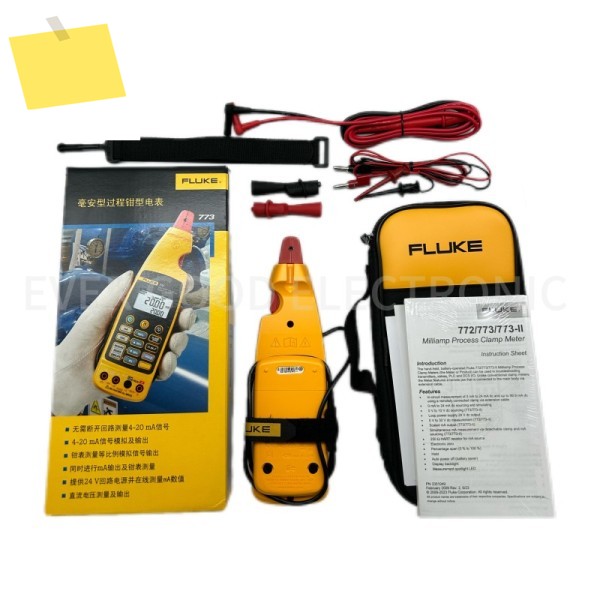 FLUKE 773 밀리암페어 프로세스 클램프 미터 DMM 전압 테스트 제품 이미지