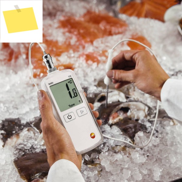 Testo 108-2 방수 유형 T 열전대 온도 측정기 0563 제품 이미지