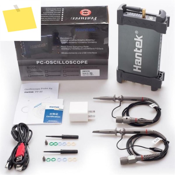 Hantek IDS1070A 오실로스코프 가상 2 채널 70MHz 250MSas 무선 WIFI 연결 제품 이미지