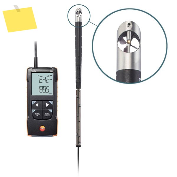 Testo 416 디지털 베인 풍속계 앱 연결 기능이 있는 0563 제품 이미지