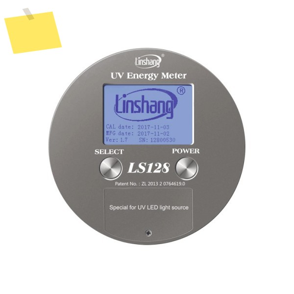 린샹 LS128 UV 에너지 미터 파워 퍽 인티그레이터 340nm~420nm LED 경화용 전력 온도 곡선 포함 제품 이미지