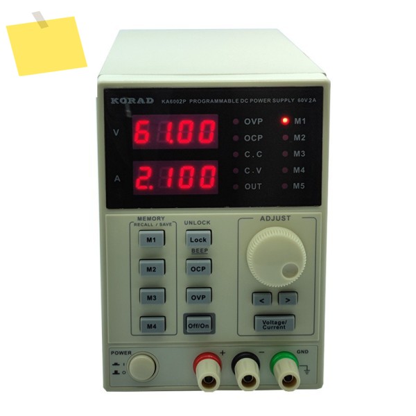 KORAD 프로그래머블 DC 전원 공급기 KA6002D 조절 가능 디지털 스위치 60V 2A 4Ps mA 제품 이미지