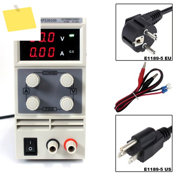 KPS3010D 조정 가능한 고정밀 이중 LED 디스플레이 스위치 DC 전원 공급 장치 보호 기능 110V-230V 제품 이미지