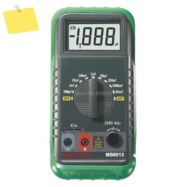 MASTECH MS6013 1999 휴대용 3 12 디지털 커패시턴스 측정기 테스터 200pF ~ 계산 제품 이미지