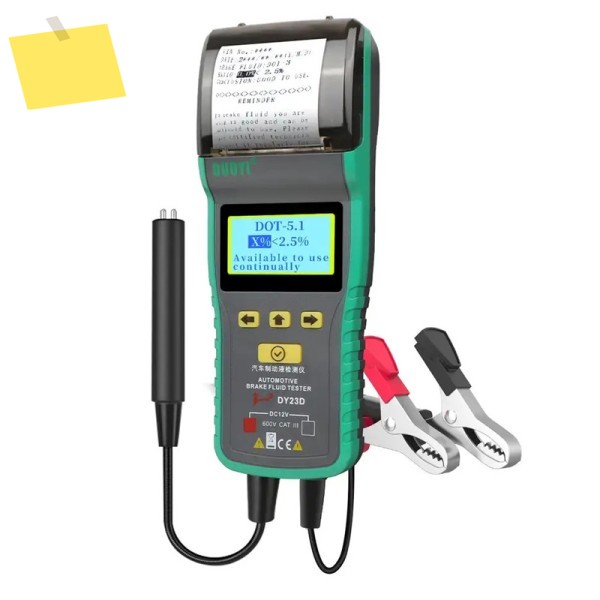 DUOYI DY23D 자동차 브레이크액 테스터 DOT3DOT4DOT5.1 미터 LCD 디스플레이 인쇄 오일 제품 이미지