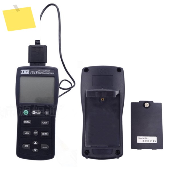 TES-1315 열전대 K, J, E, T, R, S, N 유형 데이터 로깅 산업용 온도계 제품 이미지