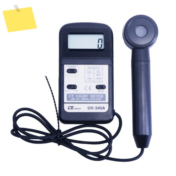 Lutron UV-340A 0-1999uWcm2,2000-19990uWcm2, 290-390nmUVA,UVB , UV Light Meter 제품 이미지