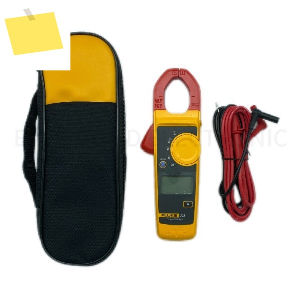 FLUKE 303 소프트 케이스 포함 디지털 클램프 미터 AC 600A 백라이트 디스플레이 제품 이미지