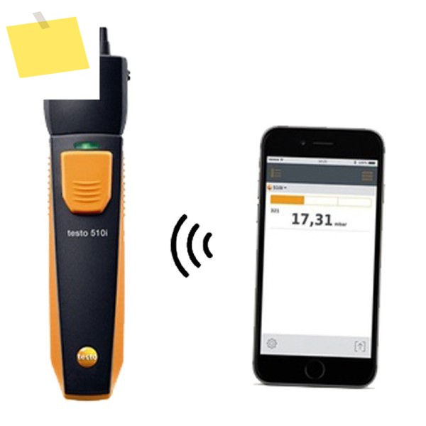 Testo 510i 차압 측정기, 스마트폰 작동 0560 제품 이미지