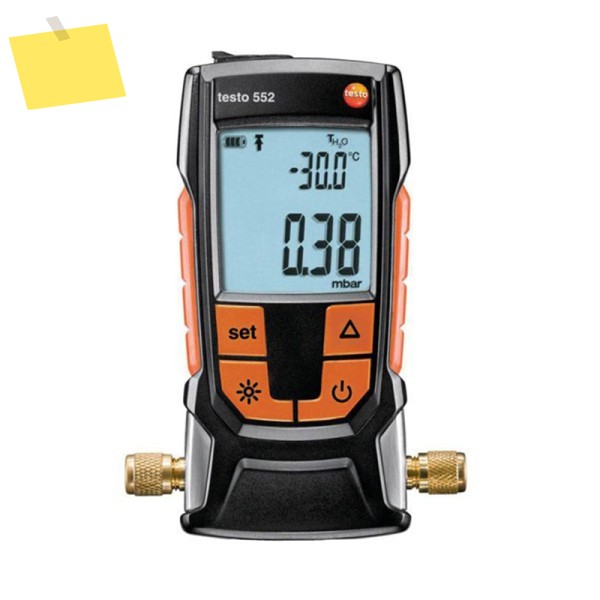 Testo 552 디지털 진공 게이지 0560 측정 장비 0-26.66mbar Bluetooth 호환 제품 이미지