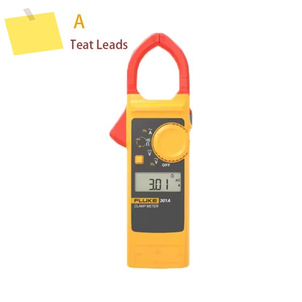 Fluke AC 디지털 클램프 계량기 전압 테스터, 옴 연속성 측정, 301A + 제품 이미지