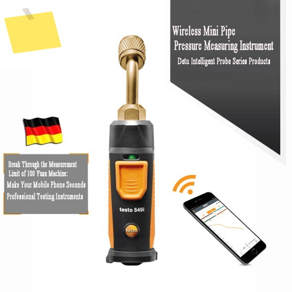 Testo 549i 고압 게이지 Bluetooth 호환 스마트 및 무선 프로브 냉동 압력 미터 제품 이미지