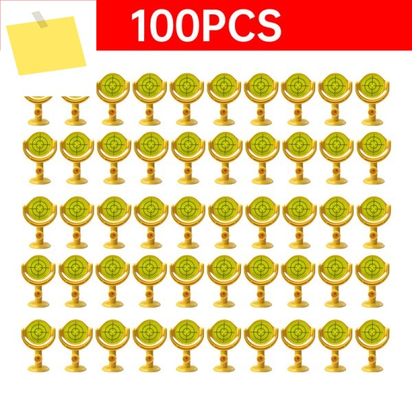 신품 100개 형광 녹색 틸팅 반사경베이스 프린트 크로스헤어 직경 60mm 시트, 58X11 나사산, 토탈 스테이션용 제품 이미지